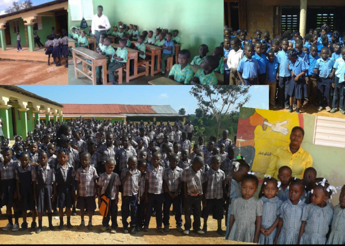 Projet pour enfants à Haïti - Groupes élèves